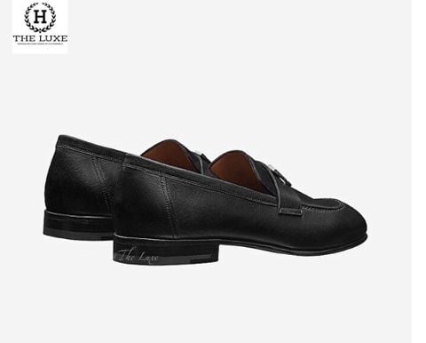  Loafer Hermes Paris Chevre Black 