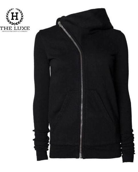 Rick Owen Dark Shadow Felpa Cotton Mountain Hoodie