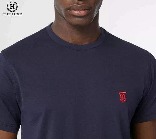 T-shirt Burberry Thêu TB Tag Ngực