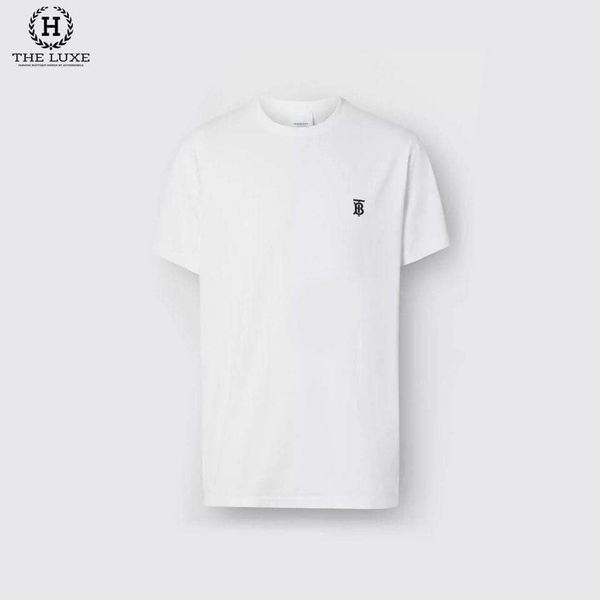 T-shirt Burberry Thêu TB Tag Ngực