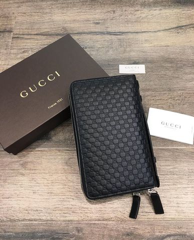  Zippy Gucci vân mono đen 2 khóa 