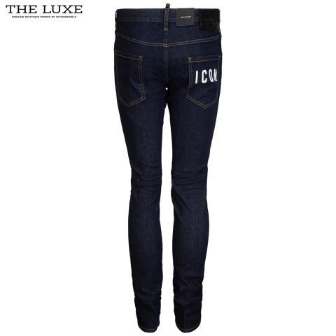  Quần Jeans Dsquared2 Xanh Icon Túi Sau 