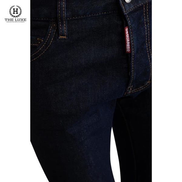 Quần Jeans Dsquared2 Xanh Icon Túi Sau