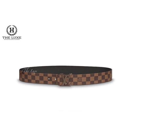  Belt Louis Vuitton Damier Nâu Vàng Khoá Lồng LV nâu. 