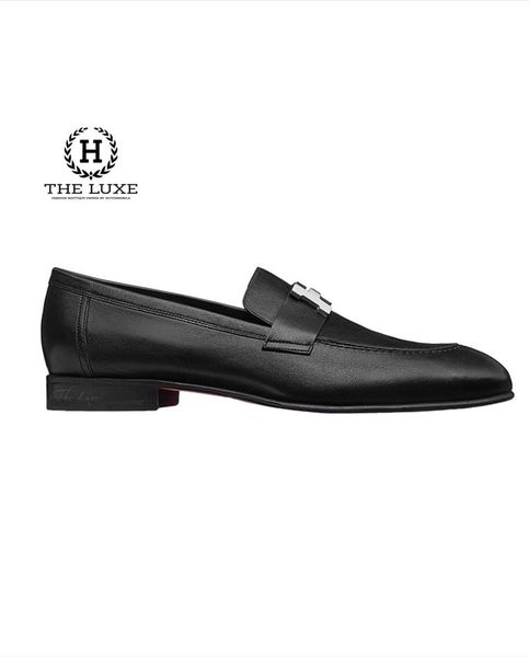 Loafer Hermes Paris Chevre Black