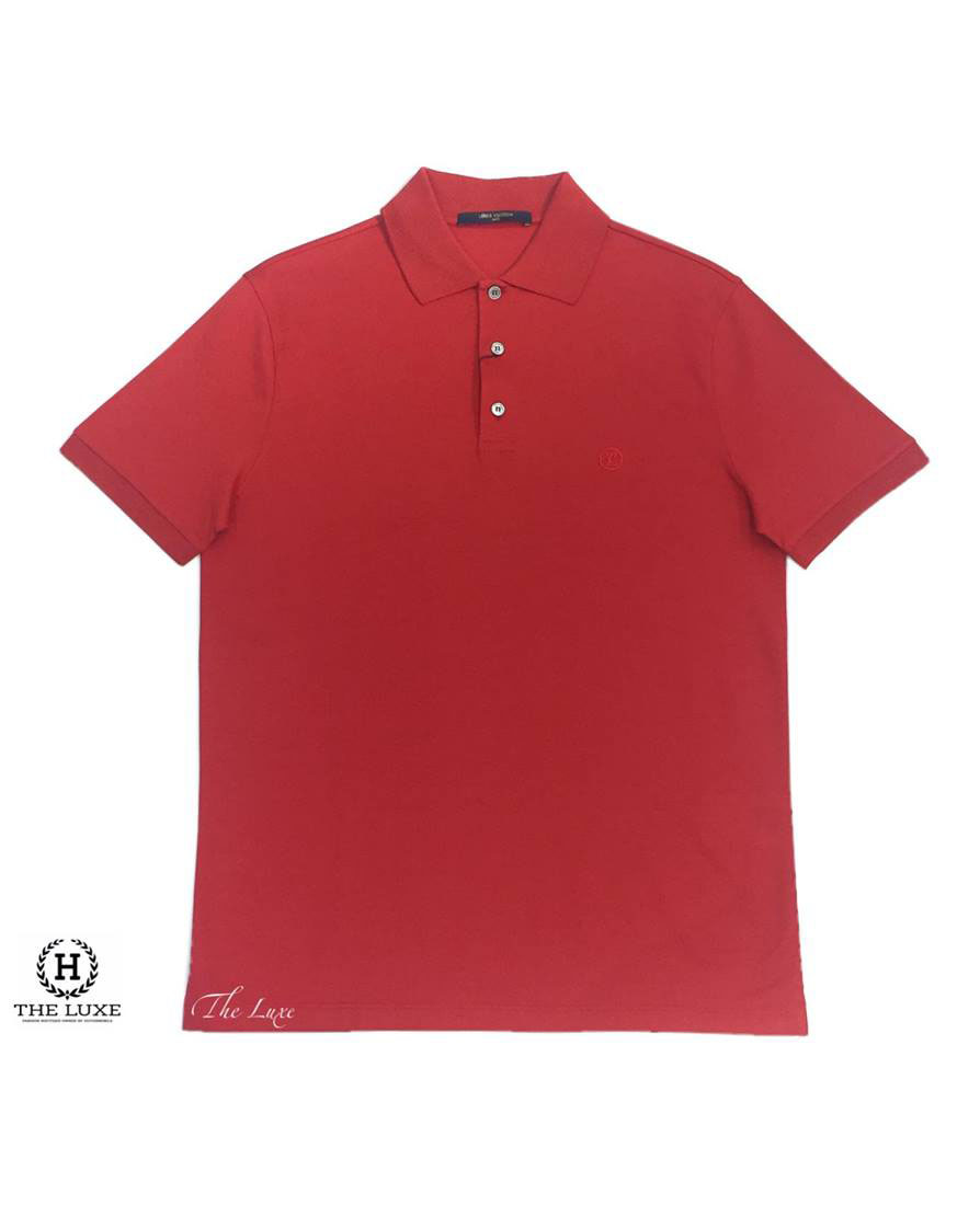 LOUIS VUITTON CLASSIC SHORTSLEEVED PIQUE POLO SHIRT #34 LOUIS VUITTON CLASSIC SHORTSLEEVED PIQUE POLO SHIRT