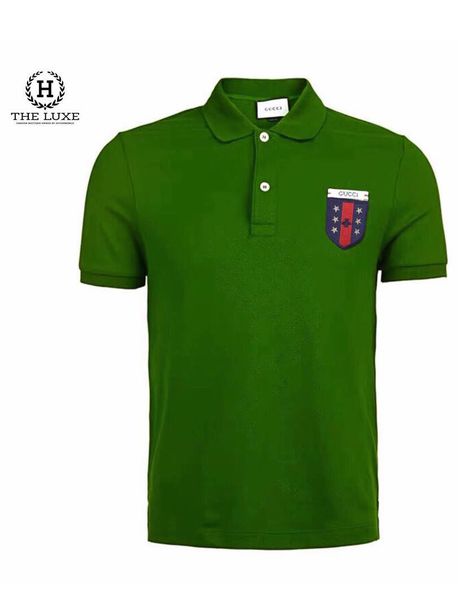 Polo Gucci tag ngực ong