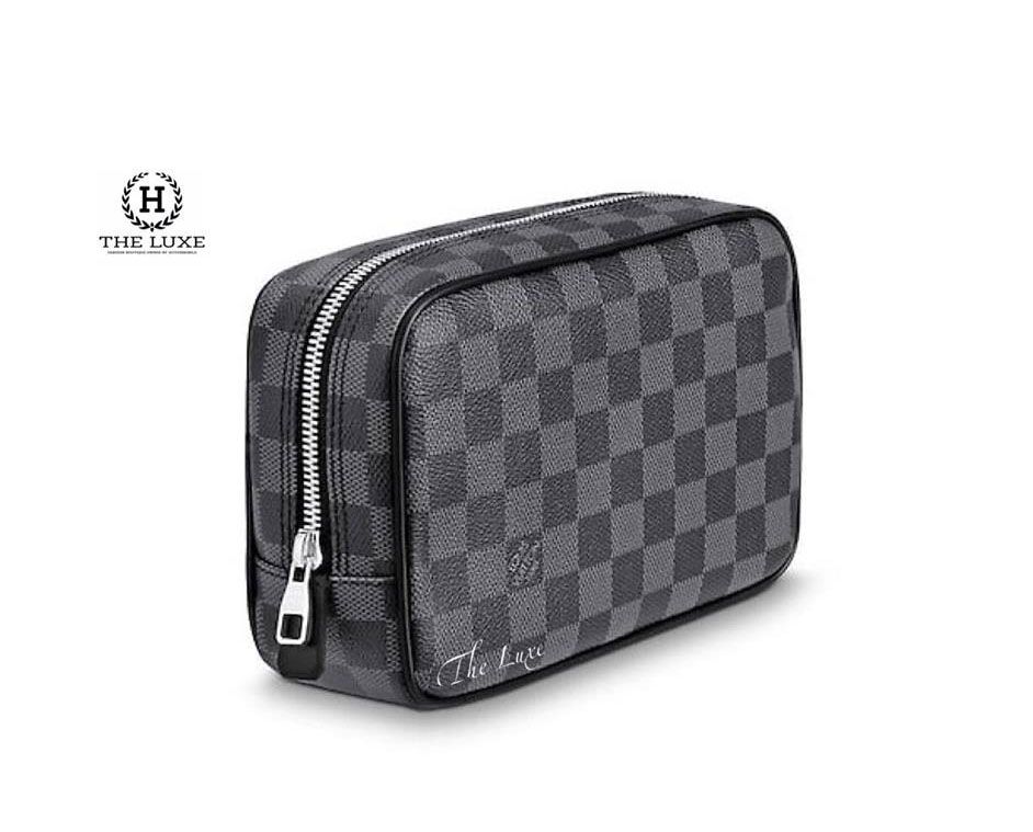 Toilet Louis Vuitton Pouch GM Damier Graphite