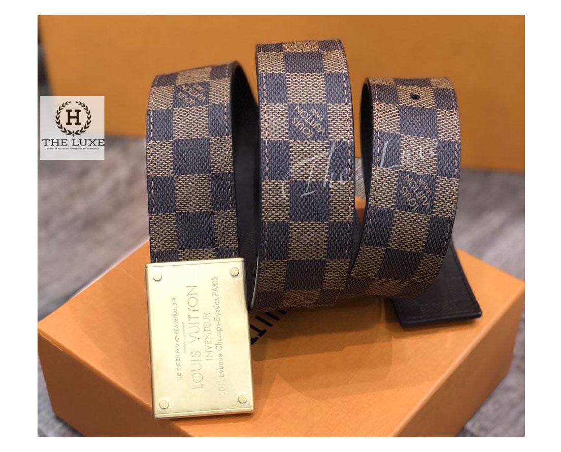 Belt Louis Vuitton Inventeur damier ẩn