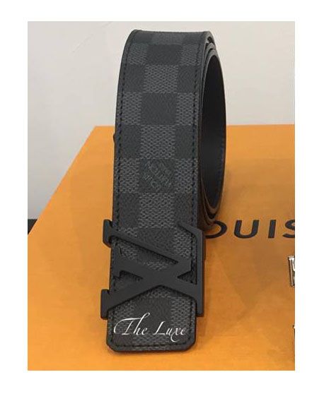 Belt Louis Vuitton intaials Graphite Damier