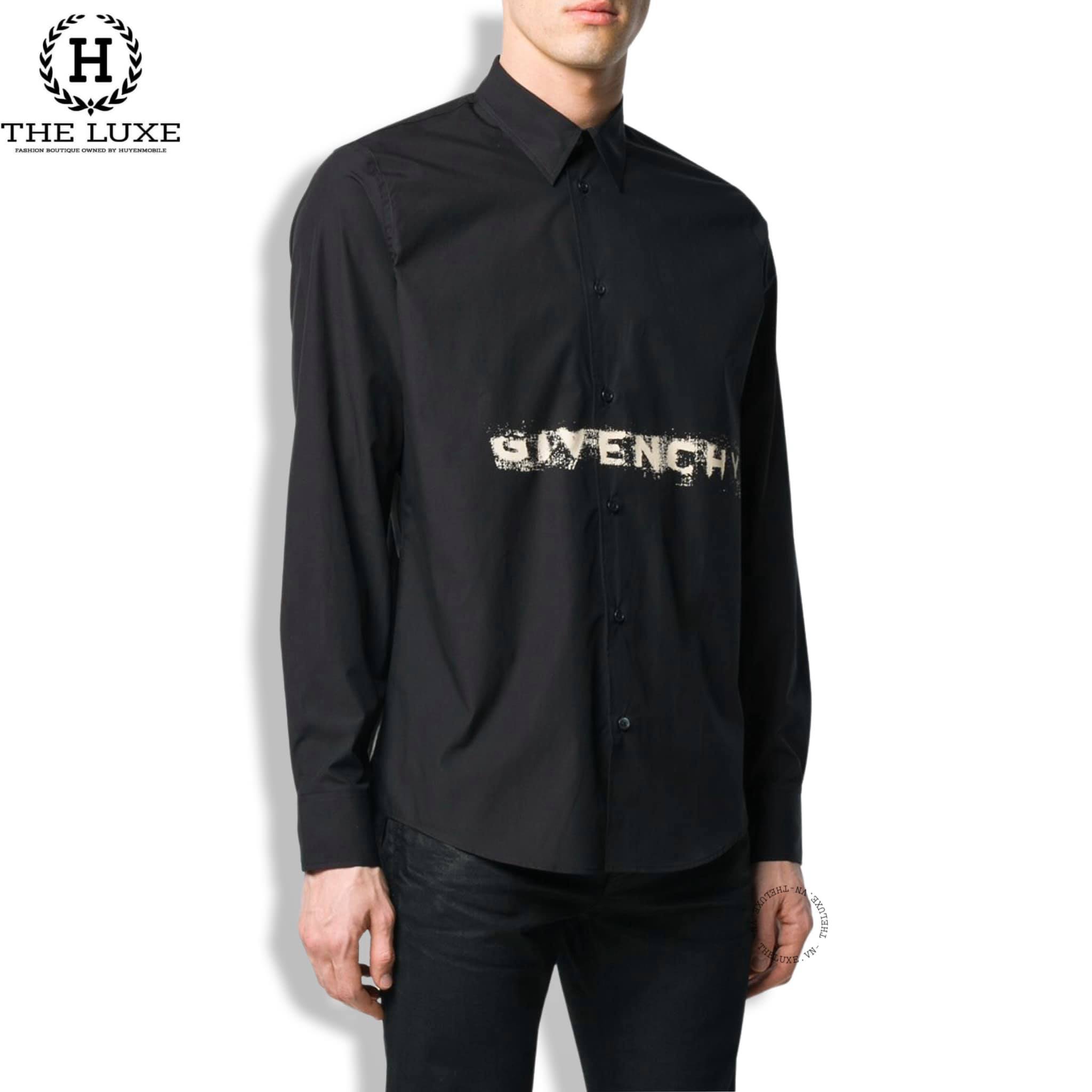 Áo sơ mi trắng Givenchy  Centimetvn