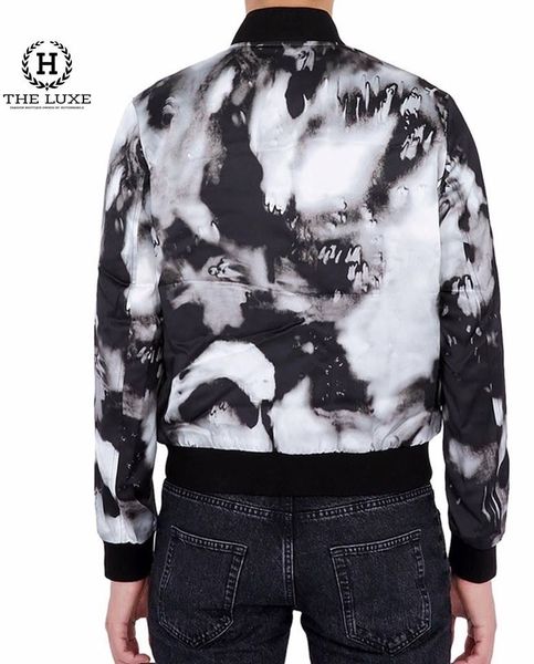 Áo khoác Bomber Saint Laurent Tie Dye Varsity