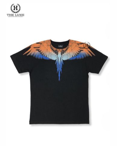  T-shirt Marcelo Burlon Đen Chim Cam Xanh 