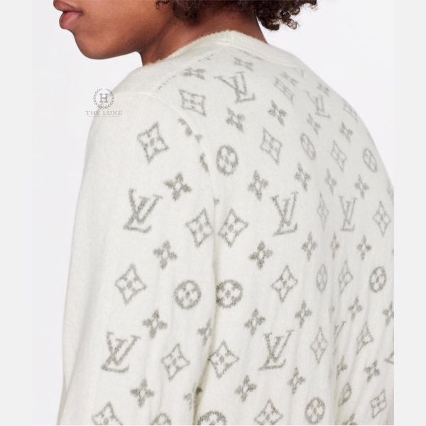 Áo Len Half And Half Monograms Crewneck