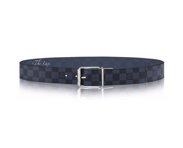 Belt LV Pont Neuf Damier Xanh Navy