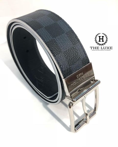 Belt LV Pont Neuf Damier Xanh Navy