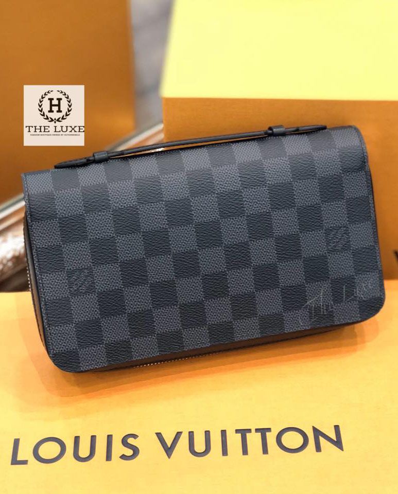 ZIPPY Louis Vuitton XL Damier Đen Graphite