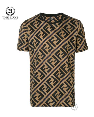  Tshirt Fendi Zucca Diagonal new season 2019 