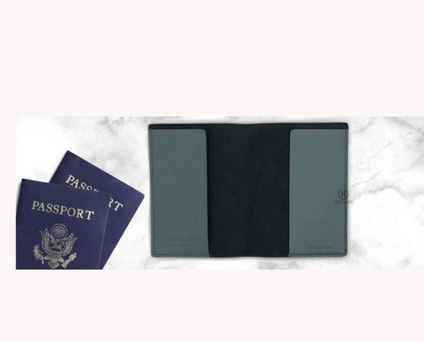 Passport Burberry Xanh Ghi