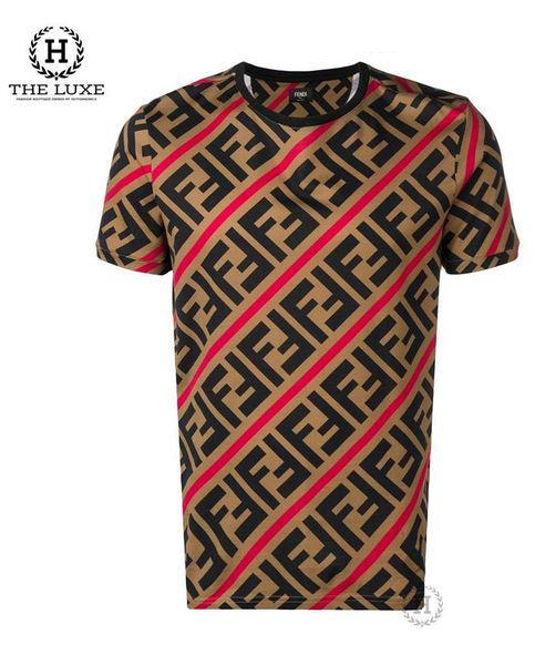 Tshirt Fendi Zucca Diagonal new season 2019