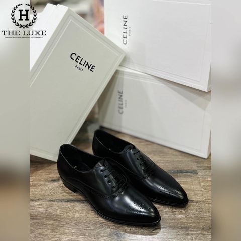  Mẫu Giày Loafer Celine đen hoạ tiết nổi bật 