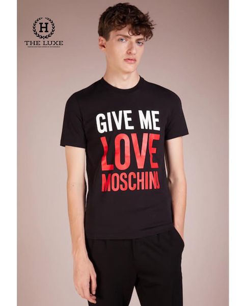 T-shirt Give Me Love Moschino