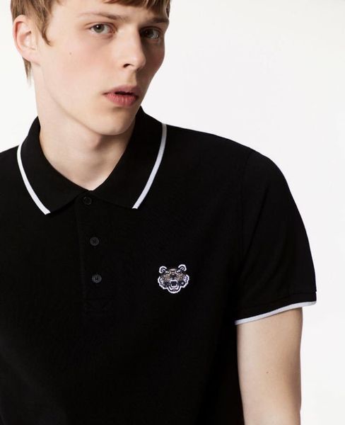 Polo KENZO đen tag ngực