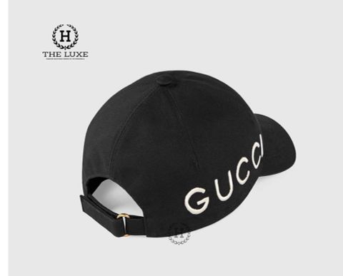  Mũ Gucci đen thêu Loved Gucci 