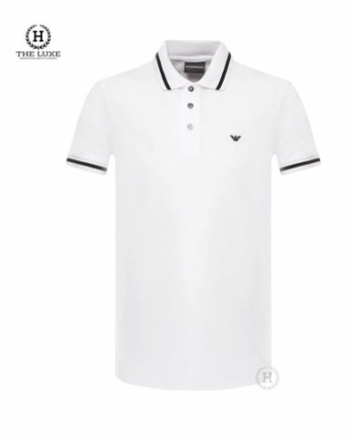  Polo Emporio Armani đen tag ngực 