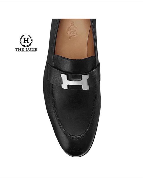 Loafer Hermes Paris Chevre Black