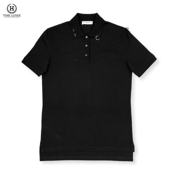 Polo Givenchy Đen Khuyên Cổ