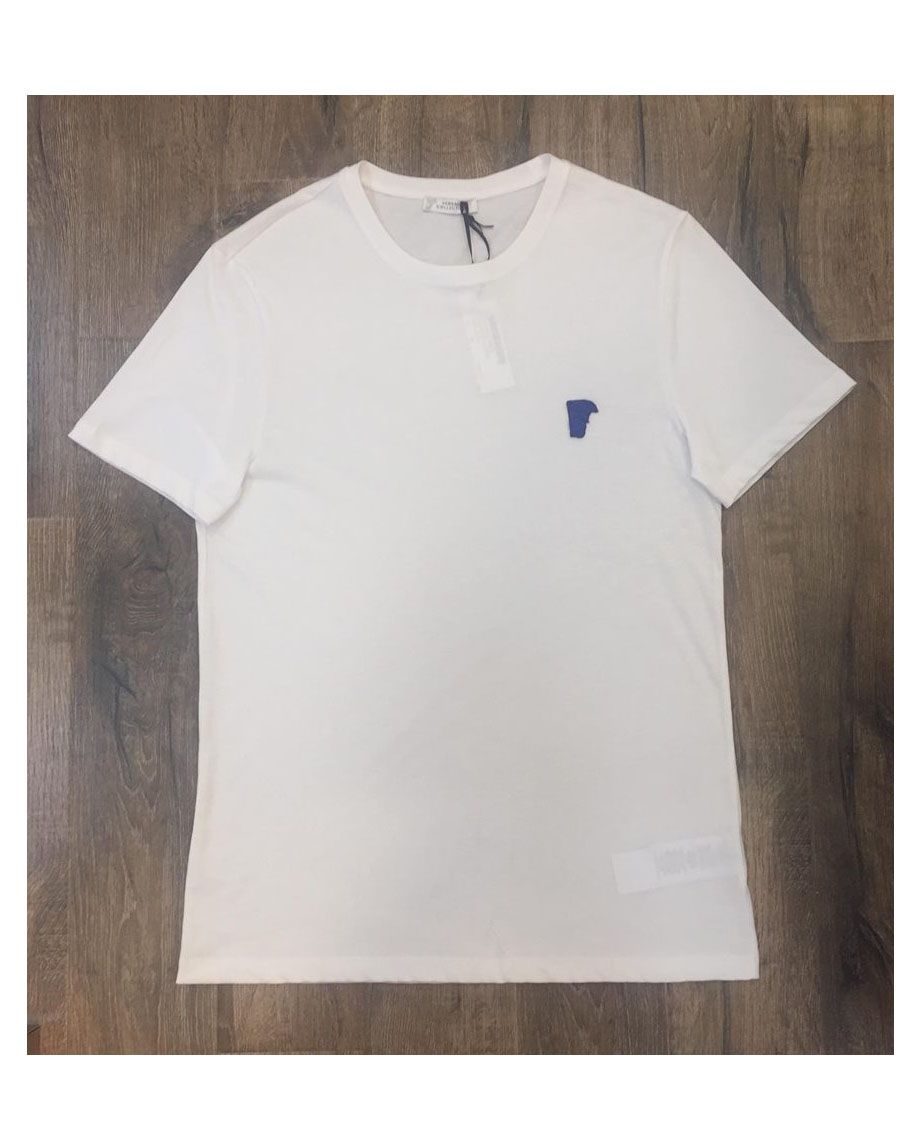 T-shirt VESACE trắng tag ngực xanh