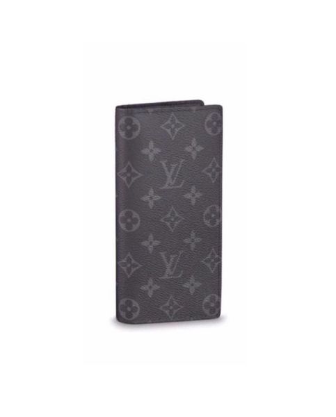 Ví Louis Vuitton Brazza mono xanh ghi