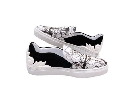  Slip On Versace Đế Trắng Pha Đen 