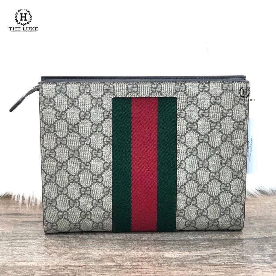 Pochette Gucci Canvas Vân Mono