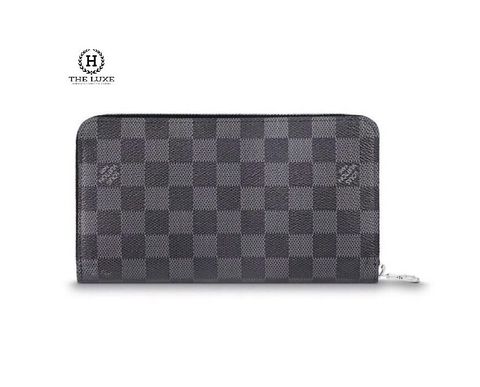  Zippy Louis Vuitton Damier Đen Ghi 