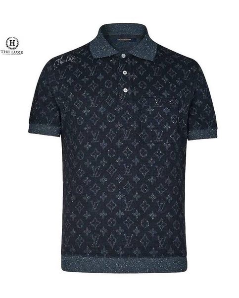 CASHMERE POLO EM TWEED TODO ESTAMPADO MONOGRAM LOUIS VUITTON