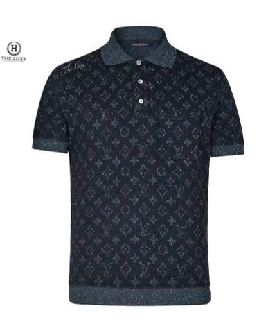  CASHMERE POLO EM TWEED TODO ESTAMPADO MONOGRAM LOUIS VUITTON 