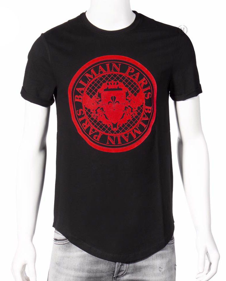 T-shirt Balmain Paris Medallion Logo New Season 2019