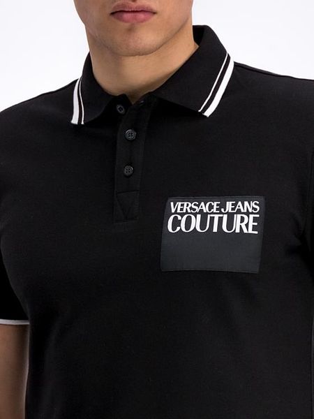 Polo Versace Jeans Couture Đen Trắng