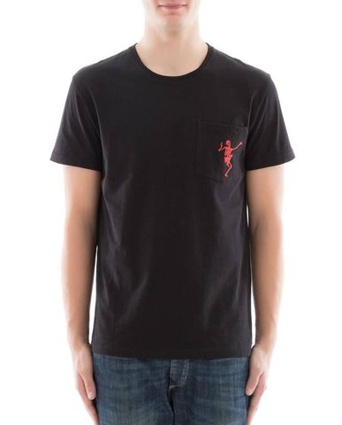  T-shirt Alexander Mqueen thêu xương người 