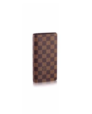  Ví dài Brazza Wallet Louis Vuitton Damier nâu vàng 