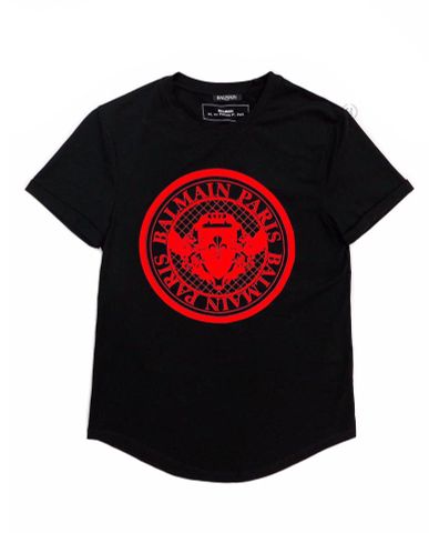  T-shirt Balmain Paris Medallion Logo New Season 2019 