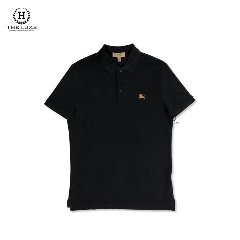  Polo Burberry Đen Tag Ngựa Săt Vàng 