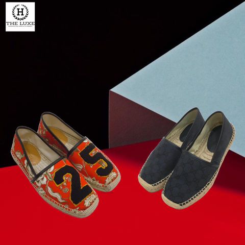  Giày Slip-on Gucci Đế Cói 