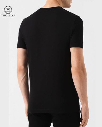  T-Shirt Dolce & Gabbana đen vương miện Royal 