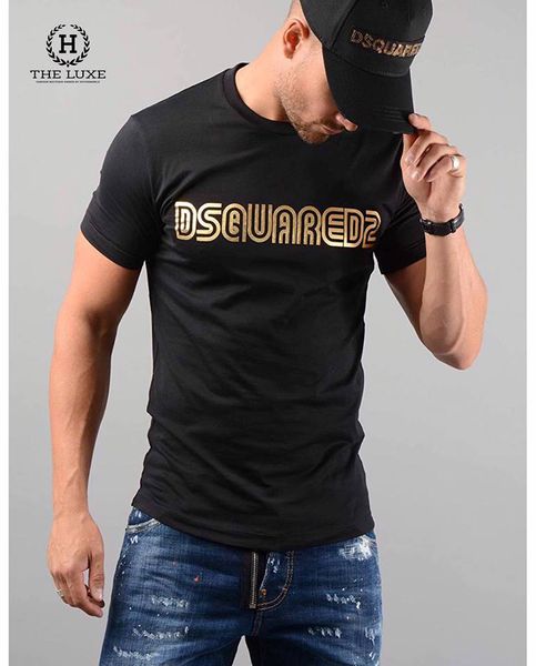 T - Shirt Dsquared2 Metallic Logo