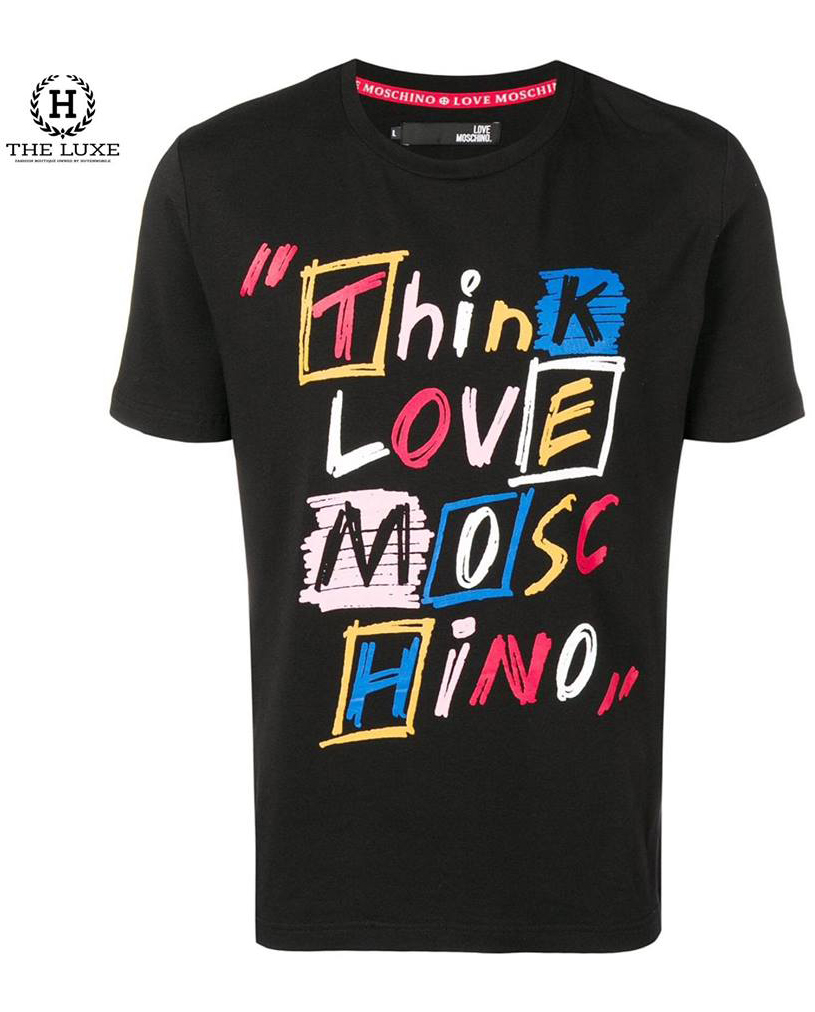 T-shirt Moschino " Think love Moschino" – TheLuxe
