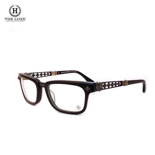 Kính Chrome Hearts Instabone Gọng Đen Lì