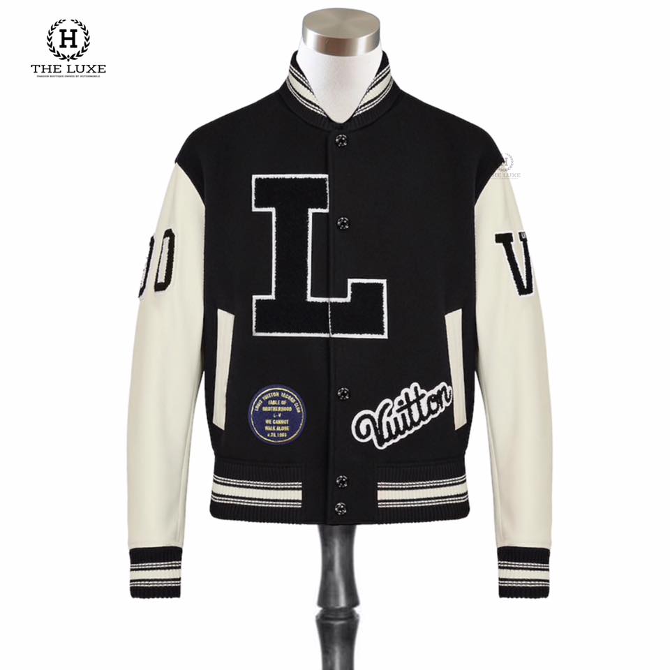 Louis Vuitton Patch Varsity Jacket Women ReadytoWear LOUIS VUITTON #34 Louis Vuitton Patch Varsity Jacket Women ReadytoWear LOUIS VUITTON